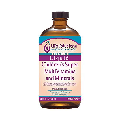 Liquid Childrens Super MultiVitamins and Minerals - 32oz_ - Life Solutions