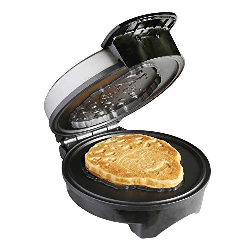 Uncanny Brands Bob Ross Waffle Maker - Bobs Iconic Face on Your Waffles - Waffle Iron Uncanny Brands Bob Ross Waffle Maker - Bobs Iconic Face on Your Waffles - Waffle Iron