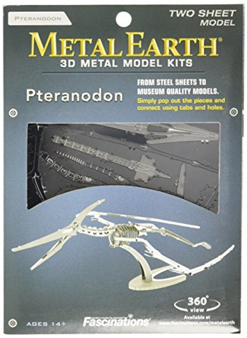 Fascinations Metal Earth Pteranodon Skeleton 3D Metal Model Kit