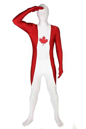 Morphsuits Mens Canada Original Flag Fancy Dress Costume Large