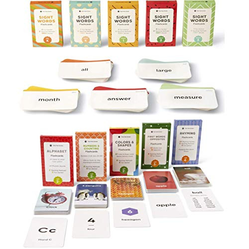 Think Tank Scholar 180 Preschool Flash Cards   520 Sight Words Flash Cards Bundle - 10 Different Packs of Learning Cards_