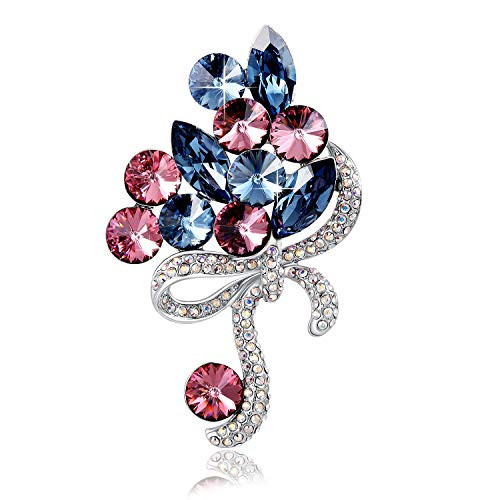 PLATO H Crystal Brooch for Mom Luxury Pin Brooch Woman Fashion Jewelry Gifts PLATO H Crystal Brooch for Mom Luxury Pin Brooch Woman Fashion Jewelry Gifts