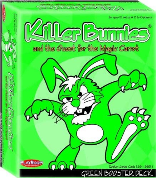 Playroom Entertainment PRE44100 Killer Bunnies Green Booster PLE44100