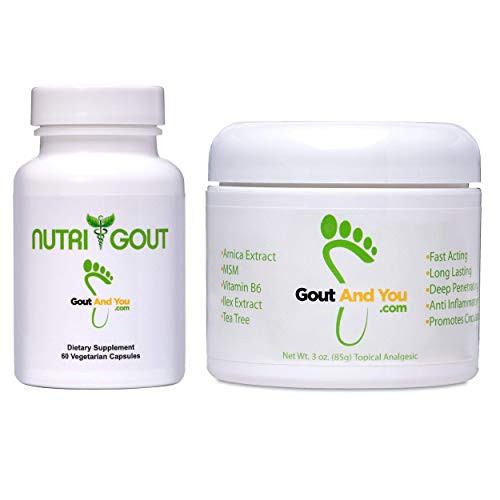NutriGout Uric Acid Support and Therapeutic Relief Cream