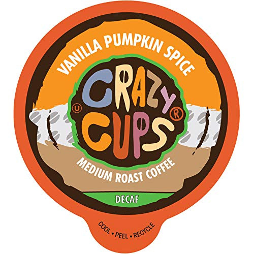 Crazy Cups Decaf Flavored Coffee Pods 
