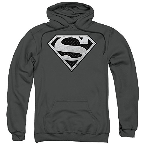 Superman DC Comics Super Metallic Shield Adult Pull-Over Hoodie