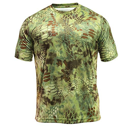 Kryptek Mens Hyperion SS Crew MANDRAKE L