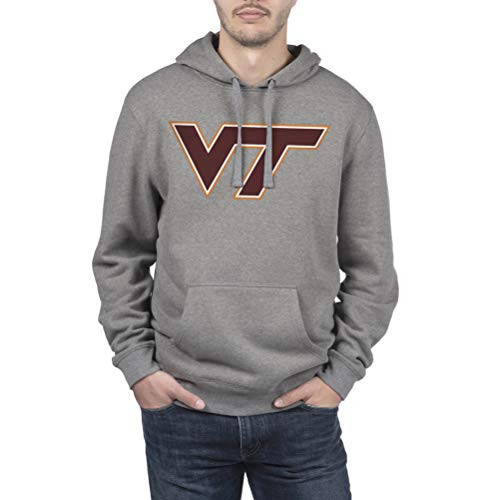 Top of the World Virginia Tech Hokies Mens Dark Heather Icon Teeouchdown Hoodie Sweatshirt X-Large