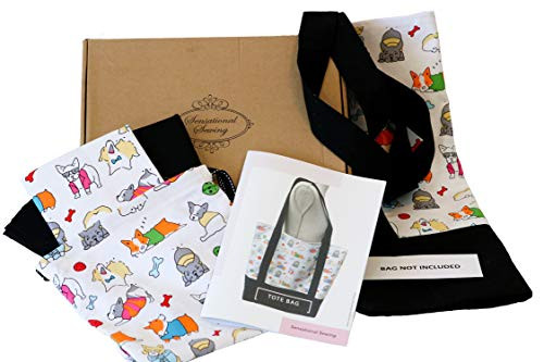 DIY Craft kit Make and sew Your own Tote Bag DIY Craft kit Make and sew Your own Tote Bag