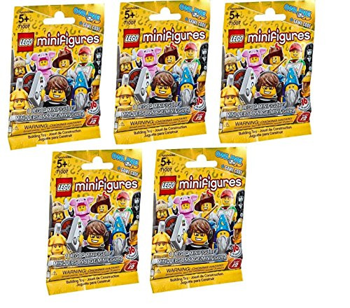 LEGO Minifigures 71007 Series 12 Random Set of 5 Packs Styles May Vary