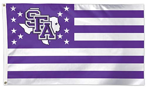 WinCraft Stephen F_ Austin Lumberjacks Patriotic School Colors 3 x 5 Ft Flag