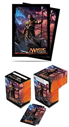 BUNDLE: Magic: the Gathering - Dragons of Tarkir - Sarkhan Unbroken (Deck Box & 80 Sleeves)