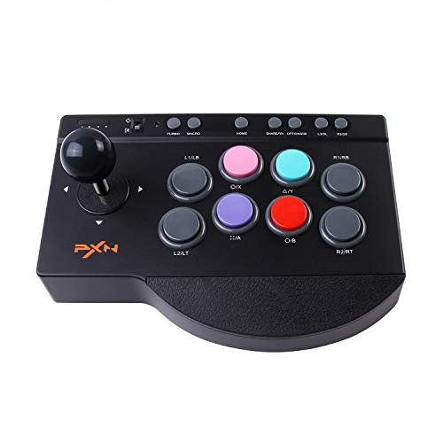 Arcade Fight Stick - PXN USB PC Street Fighter Arcade Game Fighting Joystick Controller with Turbo and Macro Function for PS3 PS4 Xbox One Switch Window PC 0082 Arcade Fight Stick - PXN USB PC Street Fighter Arcade Game Fighting Joystick Controller with Turbo and Macro Function for PS3 PS4 Xbox One Switch Window PC 0082