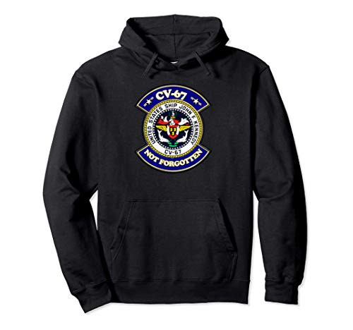 USS JOHN F KENNEDY CV-67 NOT FORGOTTEN EMBLEM Pullover Hoodie