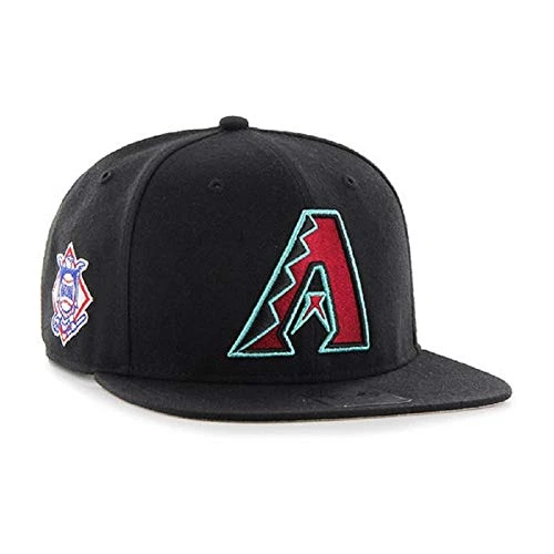 Arizona Diamondbacks Black Sure Shot Captain Snapback Cap