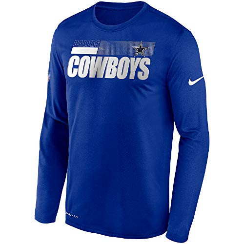 NFL Dallas Cowboys Mens Long Sleeve Legend Tee Royal X-Large