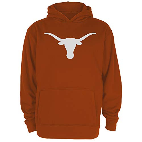 University of Texas Authentic Apparel NCAA Texas Longhorns University of Texas Youth Silhouette Hoodie Texas Orange Small  UT170830001
