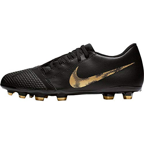 Nike Mens Phantom Venom Club FG Soccer Cleats BlackWhiteGold 5