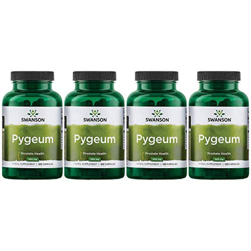 Swanson Pygeum Prostate Support Urinary Tract Health Men Herbal Supplement 100 mg Pygeum Extract 6_5 phytosterols with 400 mg Powdered Bark 120 Capsules 4 Pack Swanson Pygeum Prostate Support Urinary Tract Health Men Herbal Supplement 100 mg Pygeum Extract 6_5 phytosterols with 400 mg Powdered Bark 120 Capsules 4 Pack