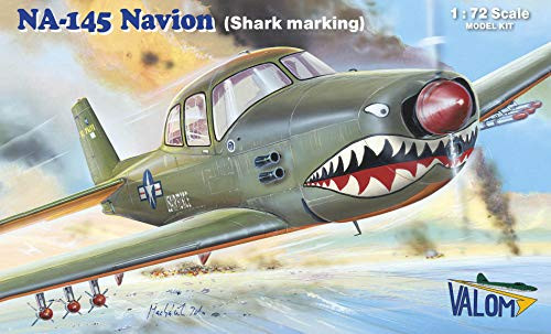 Valom 172 Scale N_A_ NA-145 Navion Shark Marking - Plastic Model Building Kit  72135