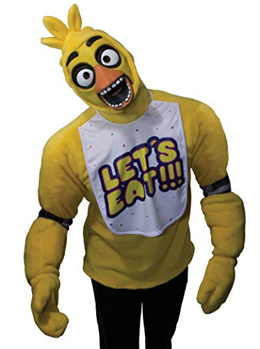 Rubies Mens Five Nights at Freddys Chica Costume Multi Small
