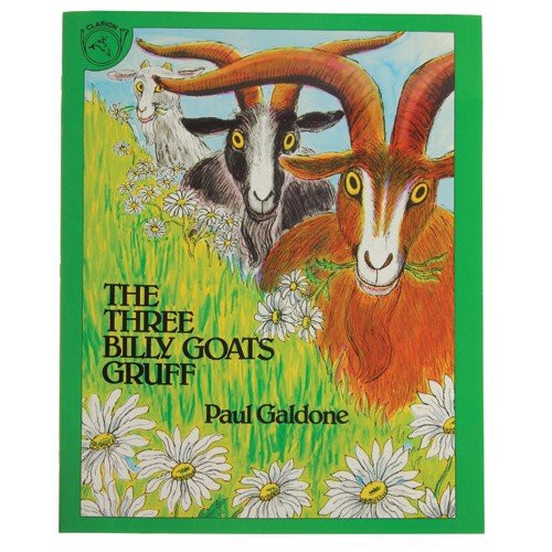 Constructive Playthings HB-27 Treasured Tales Big Books-Three Billy Goats Gruff