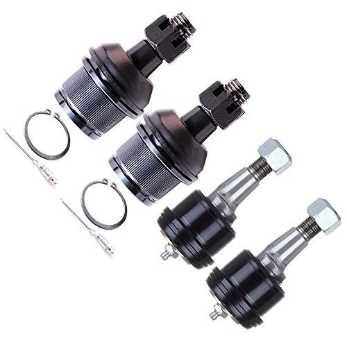 SCITOO 4pcs Suspension Kit Front Lower Ball Joint Front Upper Ball Joint - Adjustable 2003 2004 2005 2006 2007 2008 2009 2010 2011 2012 2013 2014 For Dodge Ram 2500 Ram 3500 For Ram 2500 3500