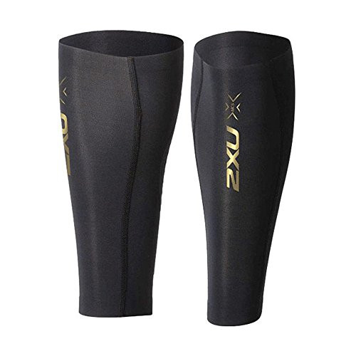 2XU Elite MCS Compression Calf Guards BlackGold Large
