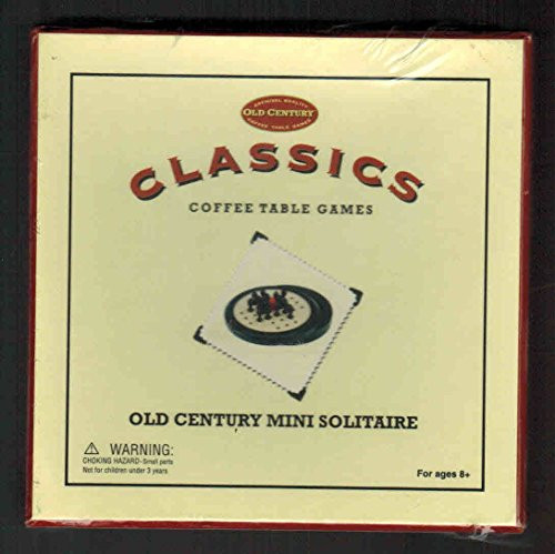 Old Century Classics Coffee Table Games: Mini Solitaire