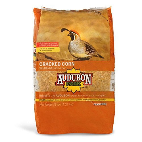 Audubon Park 12223 Cracked Corn Wild Bird and Critter Food, 5-Pounds
