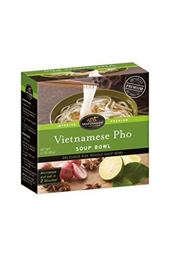 Snapdragon Vietnamese Pho Rice Noodle Soup Bowl 2_1-Ounce Boxes Pack of 12