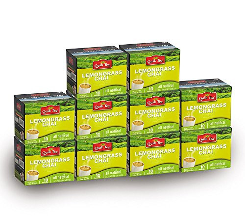 QuikTea Chai Latte Lemongrass 100 Count 2400 Gram