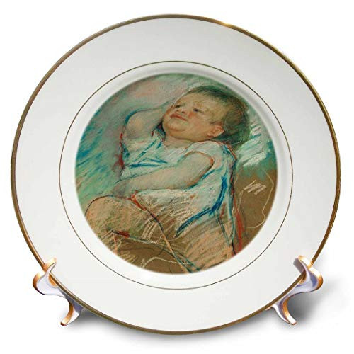 3dRose cp_169817_1 Sleeping Baby, 1880 by Mary Cassatt Porcelain Plate, 8-Inch 3dRose cp_169817_1 Sleeping Baby, 1880 by Mary Cassatt Porcelain Plate, 8-Inch