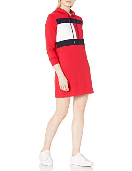 Tommy Hilfiger Womens Sneaker Dress Scarlet Multi X-Small