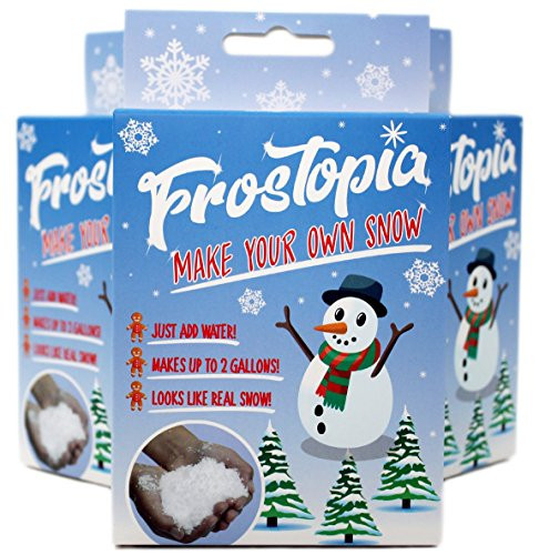 Instant Snow and Slime Cloud - Fake Snow Powder Artificial Mix - For Making Snow, Slush, or Slime (2 Gallons)