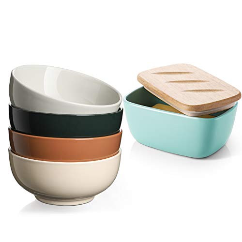 DOWAN Soup Bowls - 22 Ounces Porcelain Cereal Bowls Dishwasher and Microwave Safe Bowl Set of 4 Colorful Kitchen Bowls for Soup Cereal Dessert Salad RamenPasta Hot Assorted Color DOWAN Soup Bowls - 22 Ounces Porcelain Cereal Bowls Dishwasher and Microwave Safe Bowl Set of 4 Colorful Kitchen Bowls for Soup Cereal Dessert Salad RamenPasta Hot Assorted Color