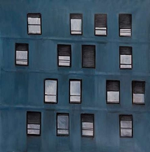 Posterazzi Collection Building Architecture with Random Windows Poster Print by Atelier B Art Studio 24 x 24