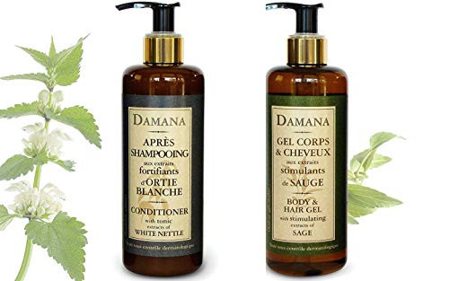 DAMANA Organic Bath Line Shampoo   Conditioner - Set of 2 10_1 Fluid Ounce300 Ml