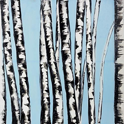 Posterazzi Collection Pastel Birches Poster Print by Atelier B Art Studio 24 x 24