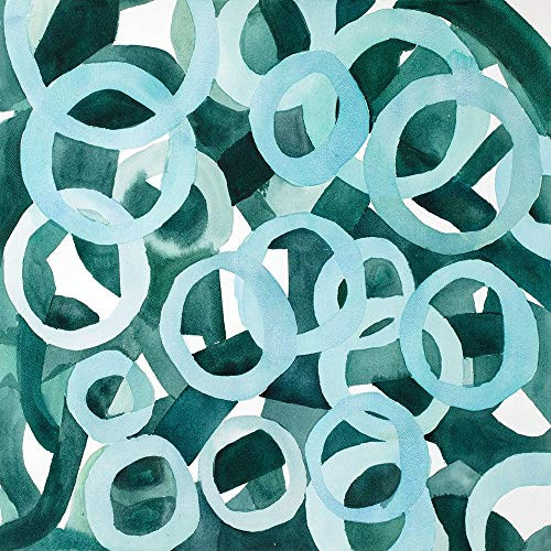 Posterazzi Collection Abstract Rings Poster Print by Atelier B Art Studio 24 x 24