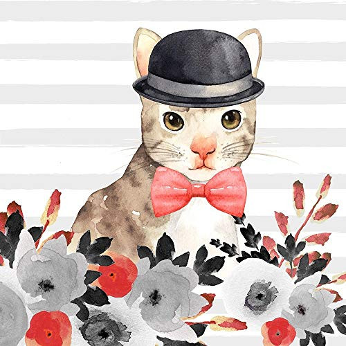 Posterazzi Collection CAT Detective Poster Print by Atelier B Art Studio 24 x 24
