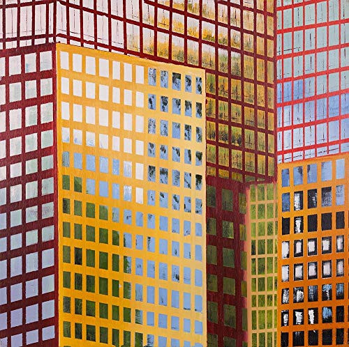 Posterazzi Collection Skyscraper Windows Poster Print by Atelier B Art Studio 24 x 24