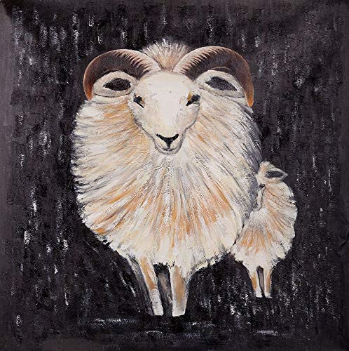 Posterazzi Collection Two Bushy RAM Poster Print by Atelier B Art Studio 24 x 24