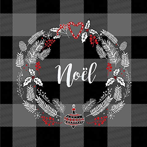 Posterazzi Collection Christmas Wreath Poster Print by Atelier B Art Studio 24 x 24