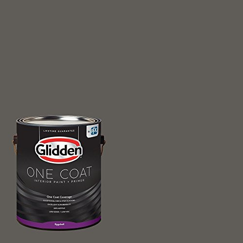 Glidden Interior Paint  Primer GrayStones Throw One Coat Eggshell 1 Gallon