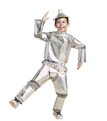 Hyde   Eek Boys Tin Man Halloween Costume Silver Medium 810