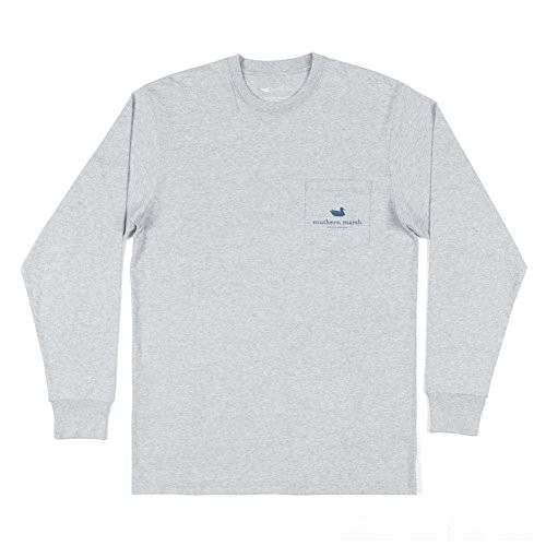 Southern Marsh Mens LS Mountain Weekend Light Gray L