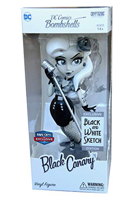 Cryptozoic DC Bombshells Series 3 Black Canary 7 Inch Vinyl Figure Sketch Edition Cryptozoic DC Bombshells Series 3 Black Canary 7 Inch Vinyl Figure Sketch Edition