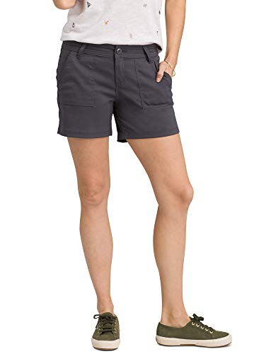 prAna Womens Olivia Short 5 Inseam Coal 14