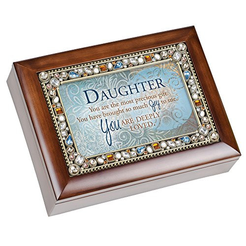Cottage Garden Daughter Most Precious Gift Woodgrain Jewelry Music Box Plays You Light Up My Life Cottage Garden Daughter Most Precious Gift Woodgrain Jewelry Music Box Plays You Light Up My Life